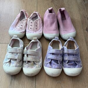 Cat & Jack Pink and Purple Kids Sneakers